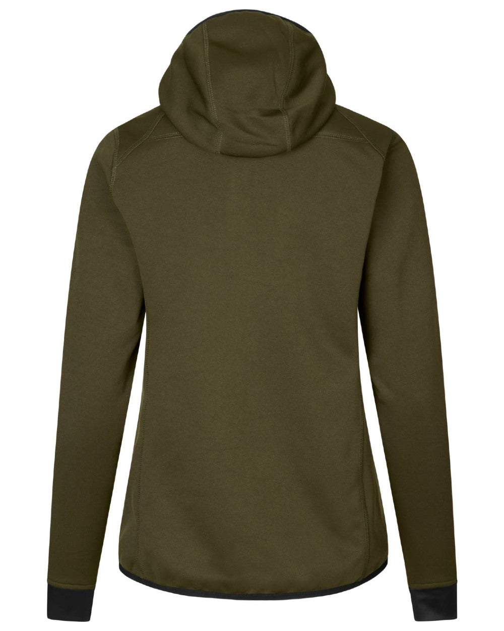 Pine Green Coloured Seeland Womens Power Fleece Jacket on White background 
