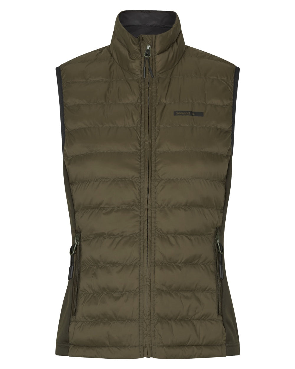 Light Pine Coloured Seeland Womens Therma Waistcoat on white background 