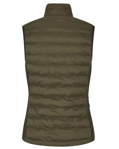Light Pine Coloured Seeland Womens Therma Waistcoat on white background 