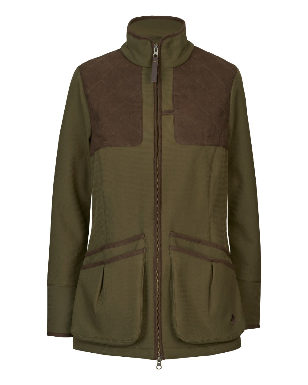 Light Pine Coloured Seeland Womens Wenlock Faye Jacket on White background 
