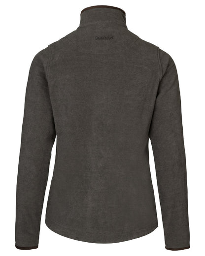 Dark Grey Melange Coloured Seeland Womens Woodcock Ivy Fleece Jacket on White background 
