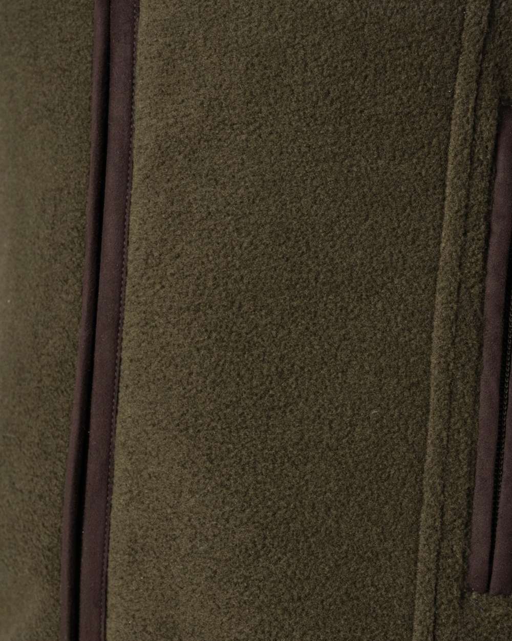 Pine Green Melange Coloured Seeland Womens Woodcock Ivy Fleece Waistcoat on White background 