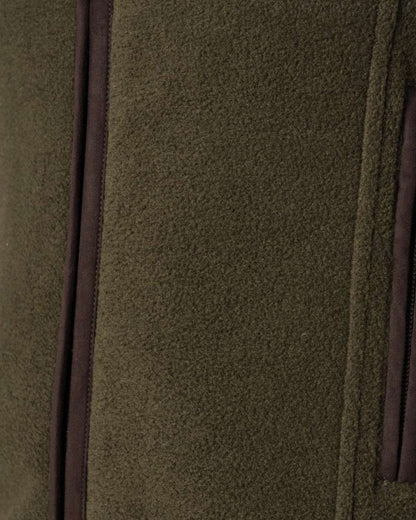 Pine Green Melange Coloured Seeland Womens Woodcock Ivy Fleece Waistcoat on White background 