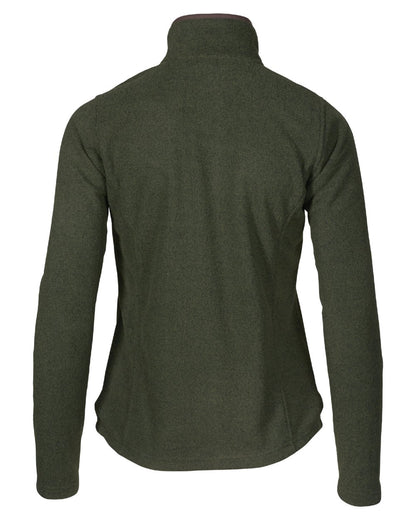 Classic Green Coloured Seeland Woodcock Ladies Fleece on White background 