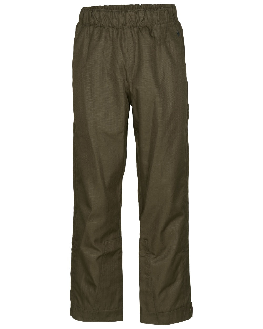 Shaded Olive coloured Seeland Buckthorn Zip Leg Overtrousers on a white background