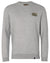 Dark Grey Melange coloured Seeland Cryo Sweatshirt on white background