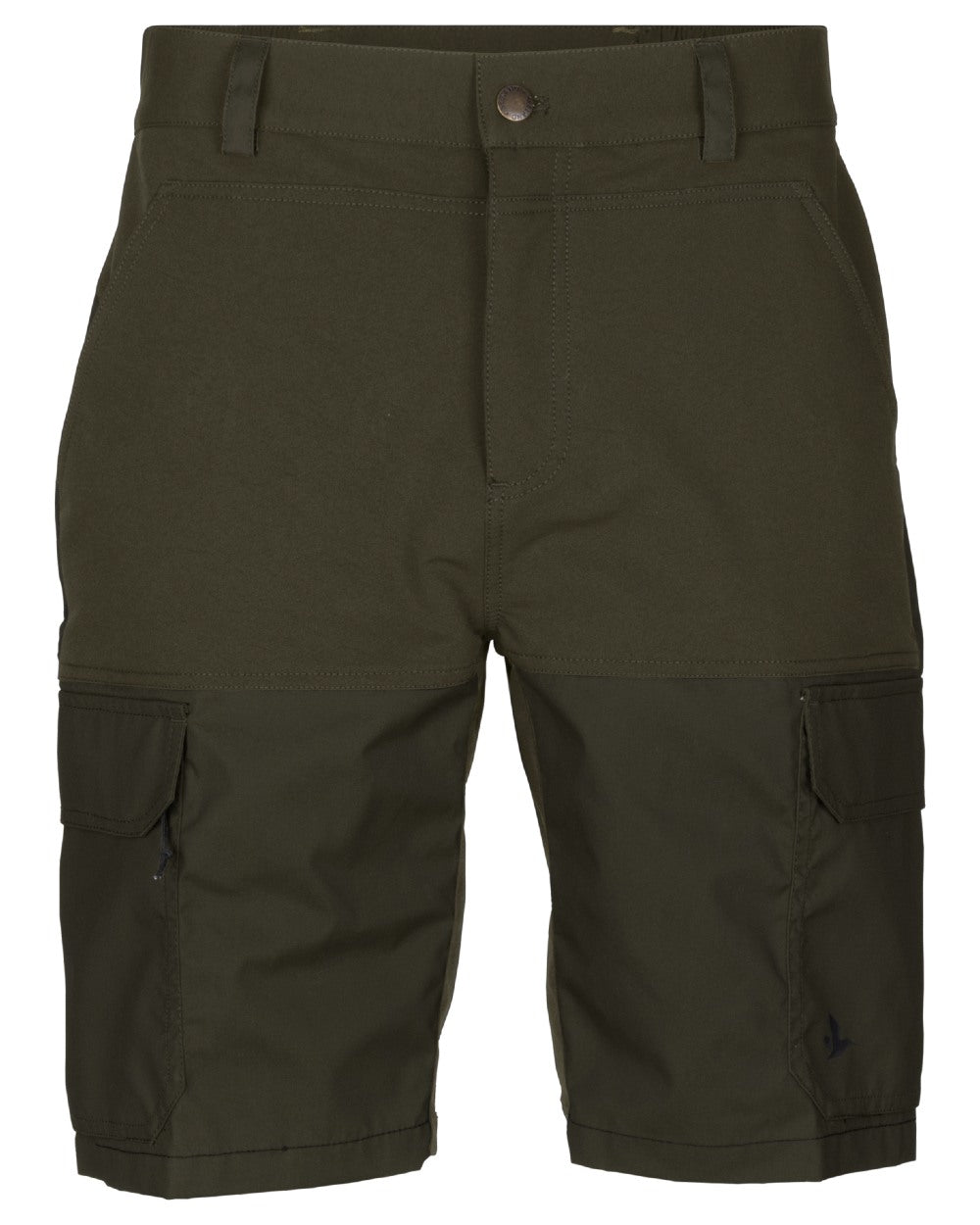 Light Pine/Grizzly Brown coloured Seeland Elm Shorts on white background