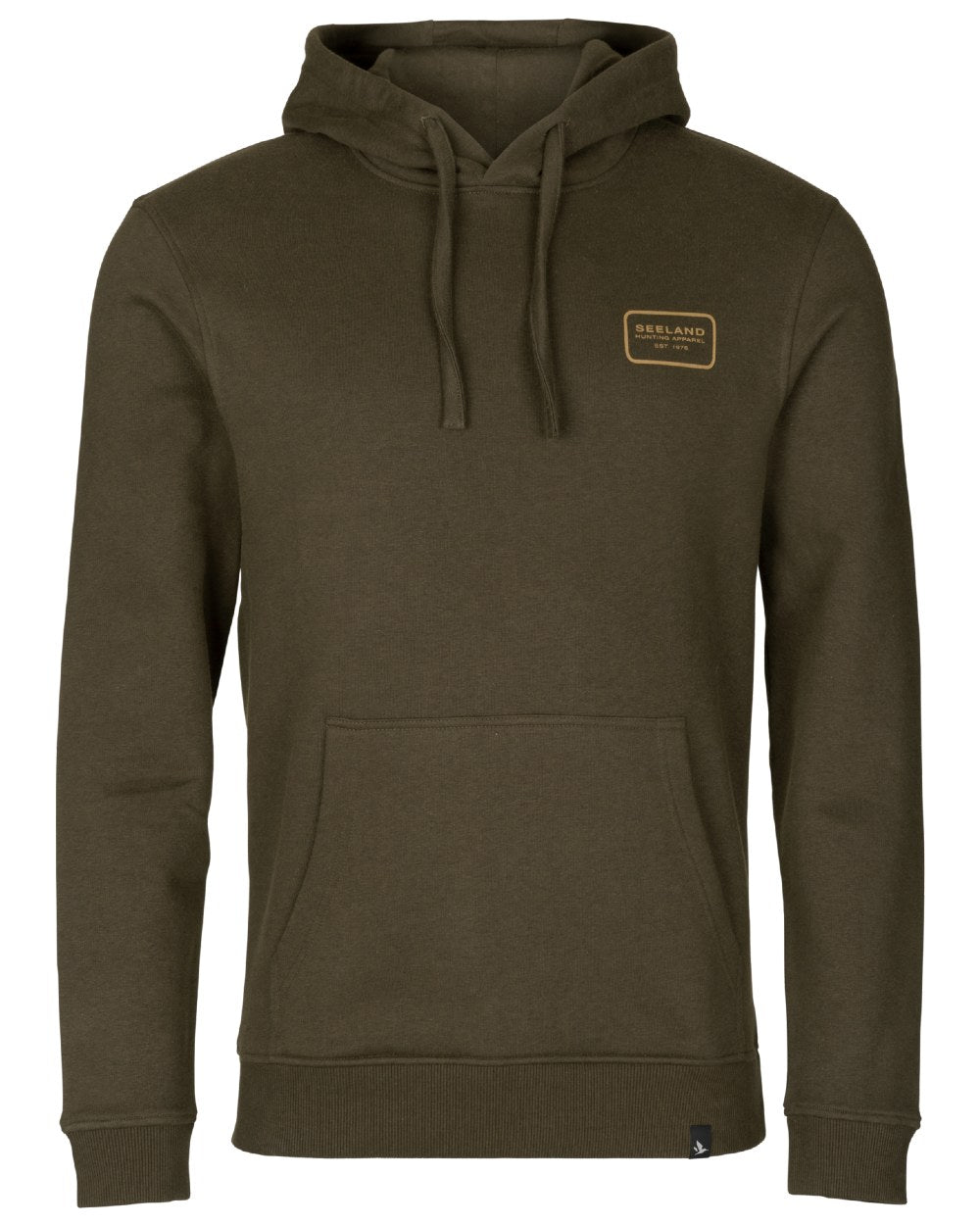 Grizzly Brown coloured Seeland Kelvin Hoodie on white background