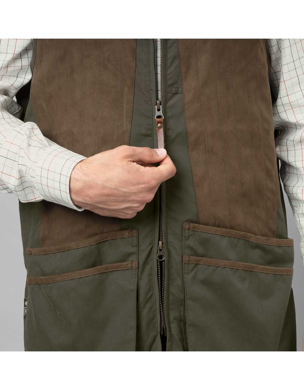 Harkila Rannoch HSP Shooting Waistcoats In Willow Green 