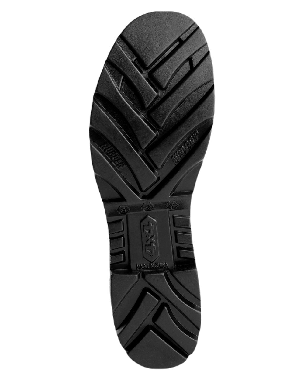 Black Coloured Skellerup 4x4 Marathon Wellingtons On A White Background 