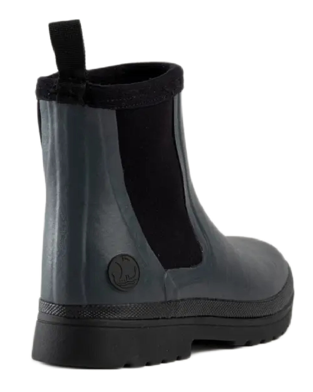 Midnight coloured Skellerup Meadow Ankle Boots on white background 