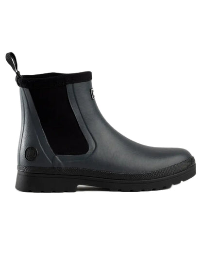 Midnight coloured Skellerup Meadow Ankle Boots on white background 