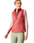 Slate Rose Coloured Ariat Womens Fusion Insulated Vest On A White Background #colour_slate-rose