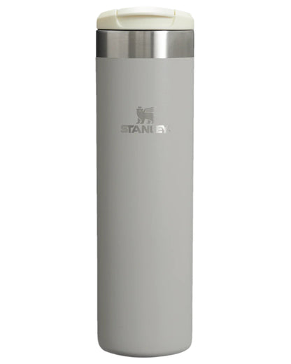 Ash Coloured Stanley The AeroLight Transit Mug 0.6L on white background 
