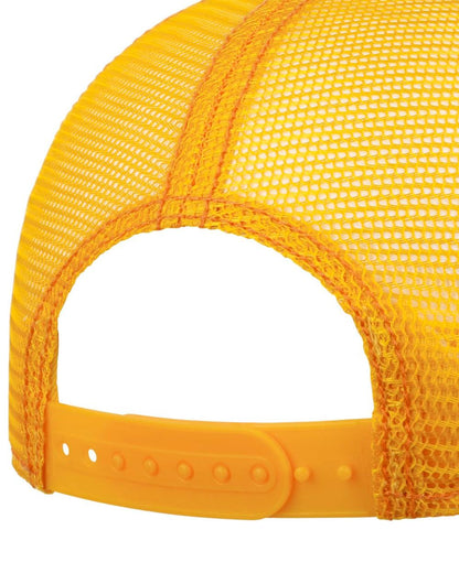 Denim Blue Off White coloured Stetson American Heritage Lucky Miners Trucker Cap on white background 