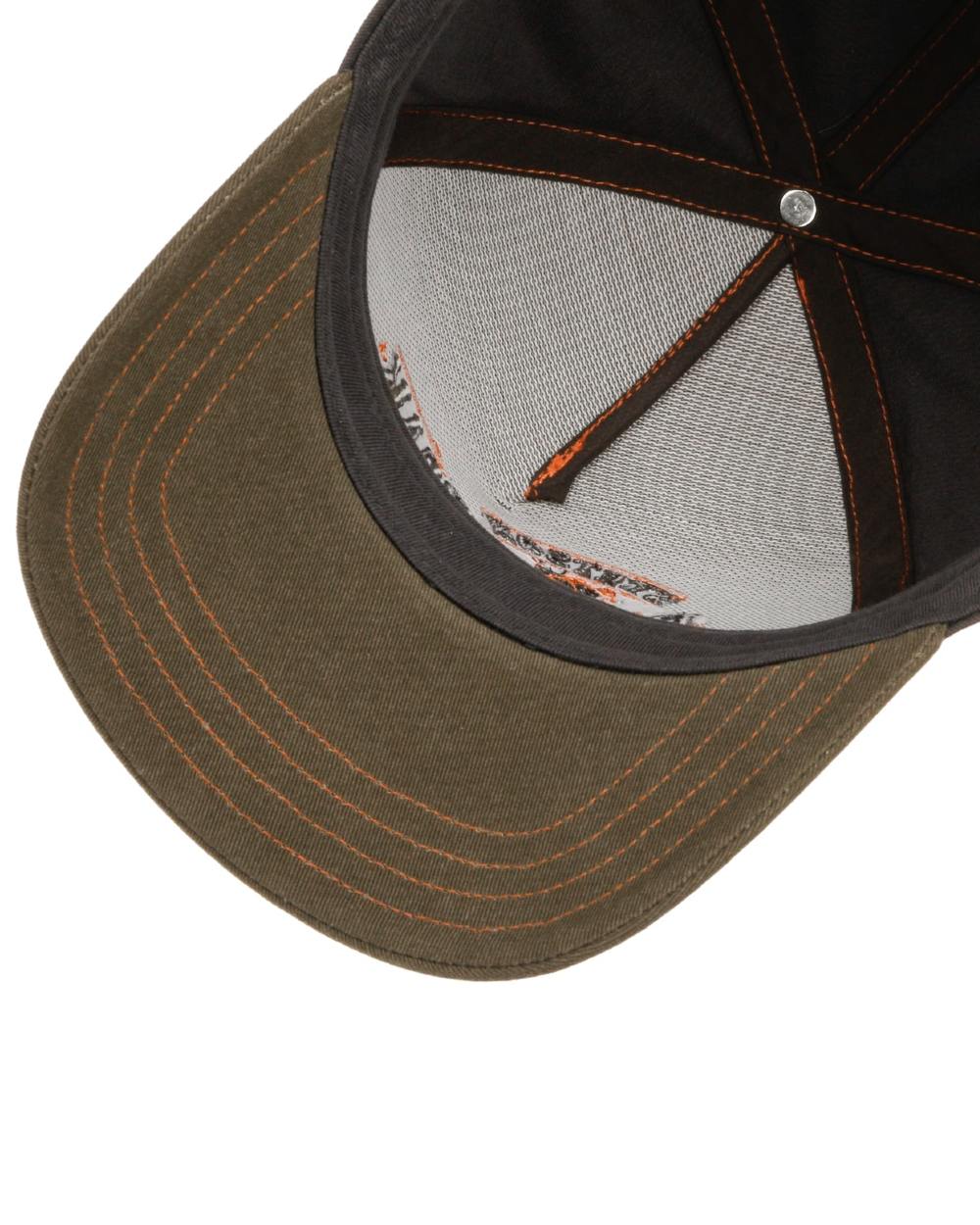 Light Green coloured Stetson American Heritage Pikes Peek Trucker Cap on white background 
