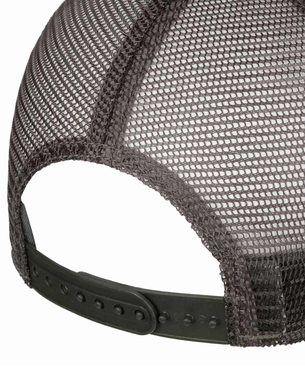 Green White coloured Stetson American Heritage Sun Trucker Cap on white background 