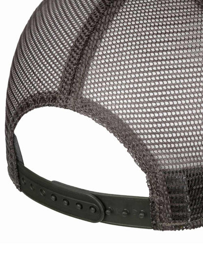 Green White coloured Stetson American Heritage Sun Trucker Cap on white background 