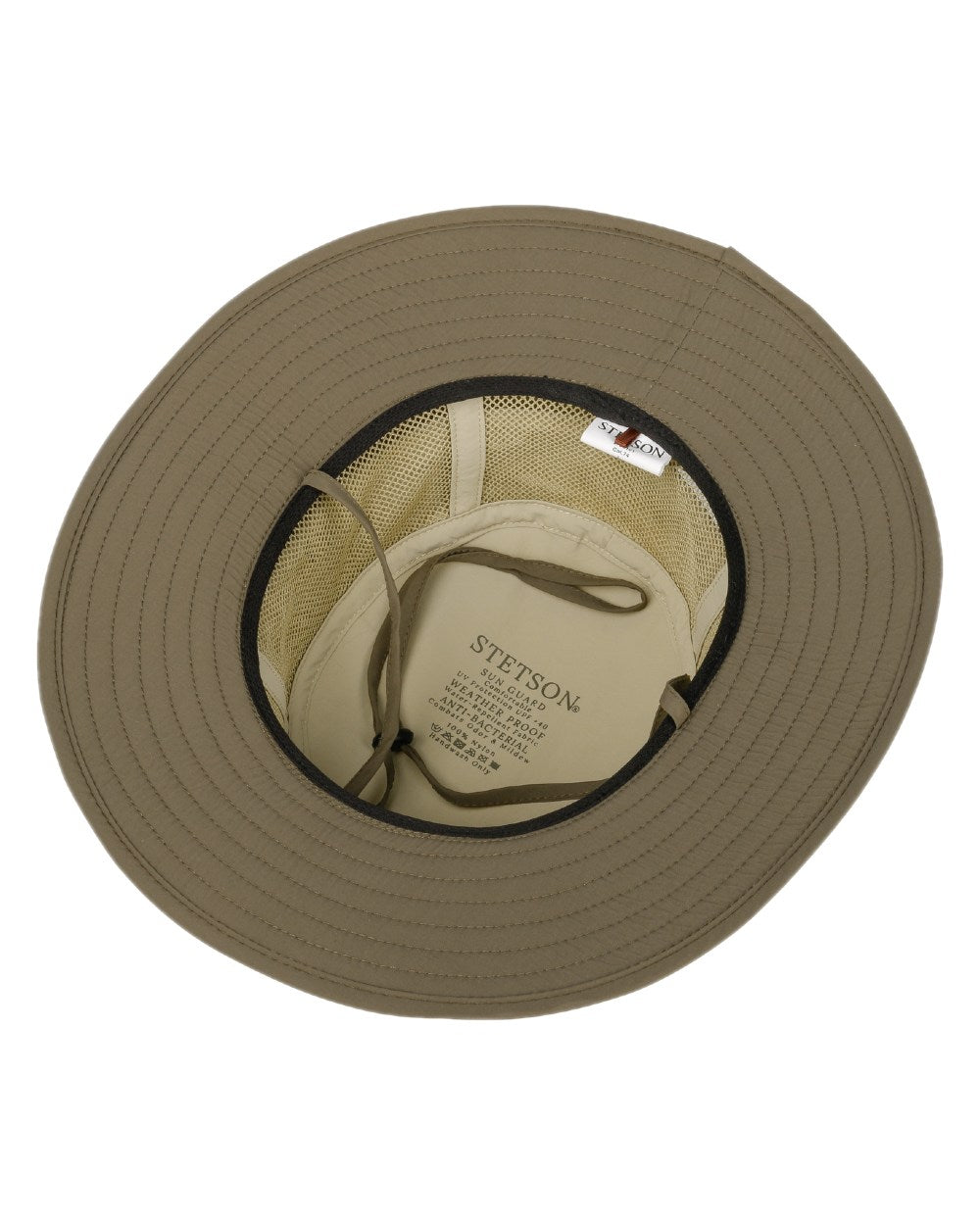 Oatmeal Coloured Stetson Coralville Traveller Outdoor Hat on white background 