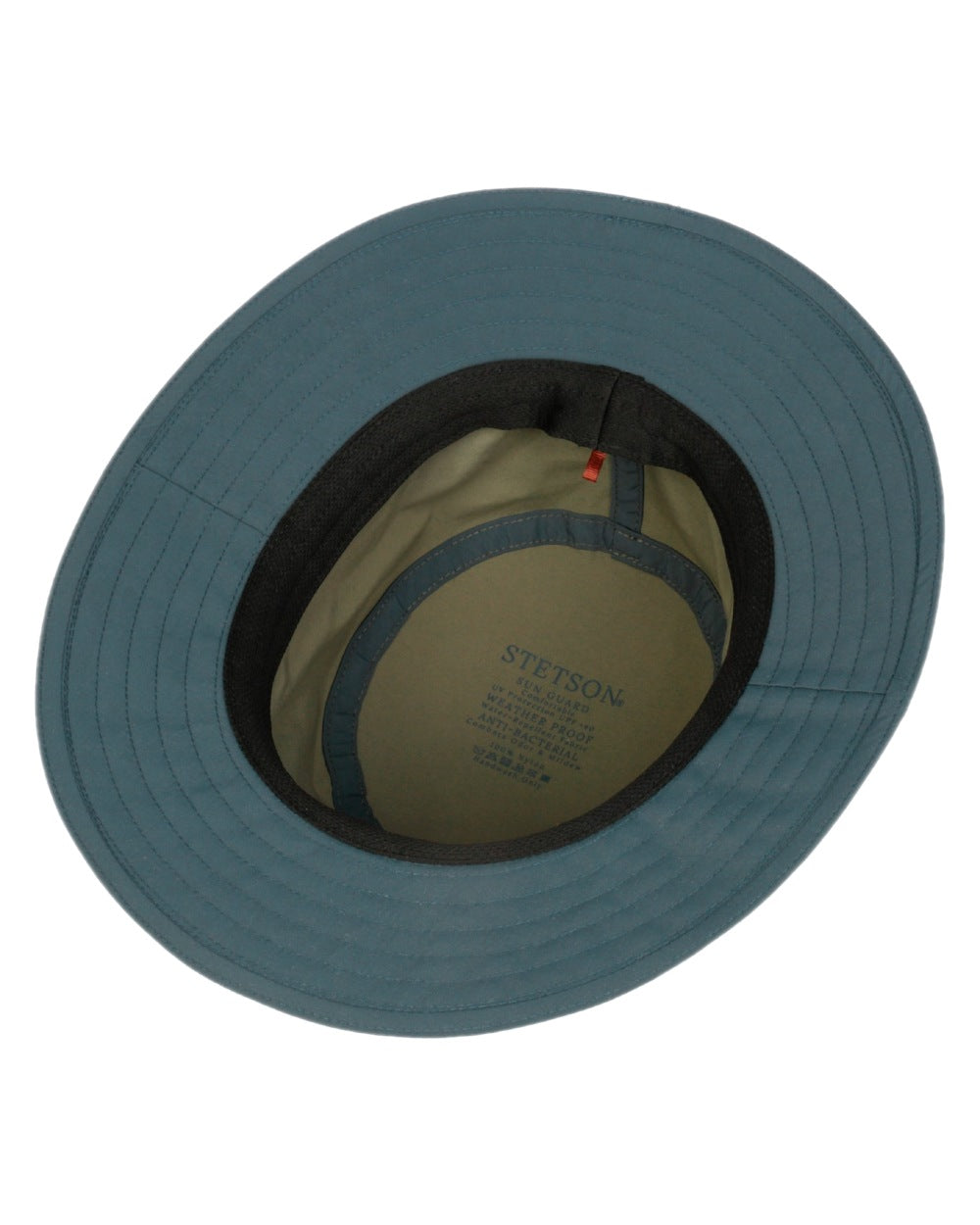 Olive Coloured Stetson Kettering Outdoor Hat on white background 