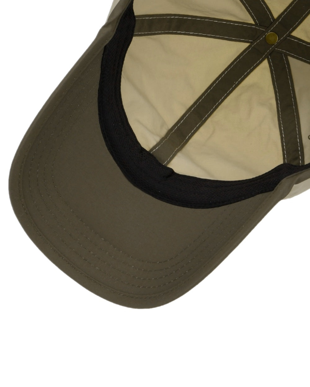 Beige Coloured Stetson Kitlock Outdoor Baseball Cap on white background 