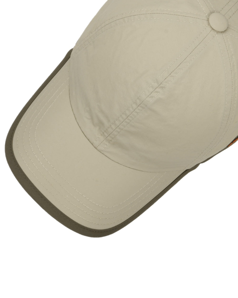Beige Coloured Stetson Kitlock Outdoor Baseball Cap on white background 