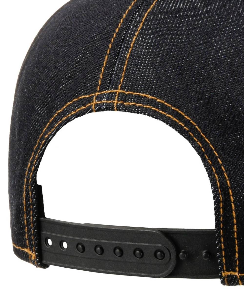 Blue Denim coloured Stetson Lightning Trucker Cap on white background 