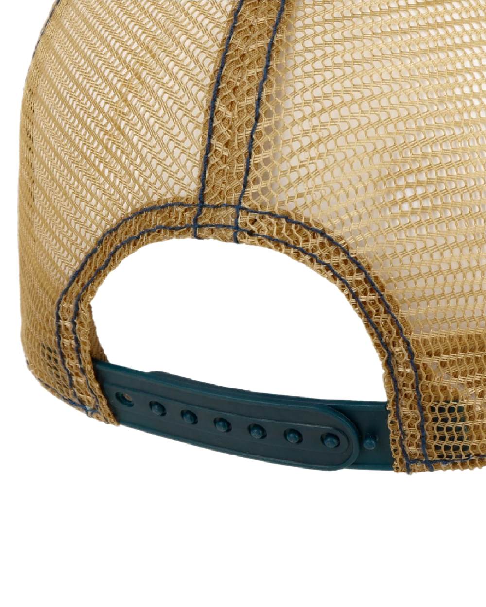 Green Coloured Stetson Lumber Supply Trucker Cap on white background 