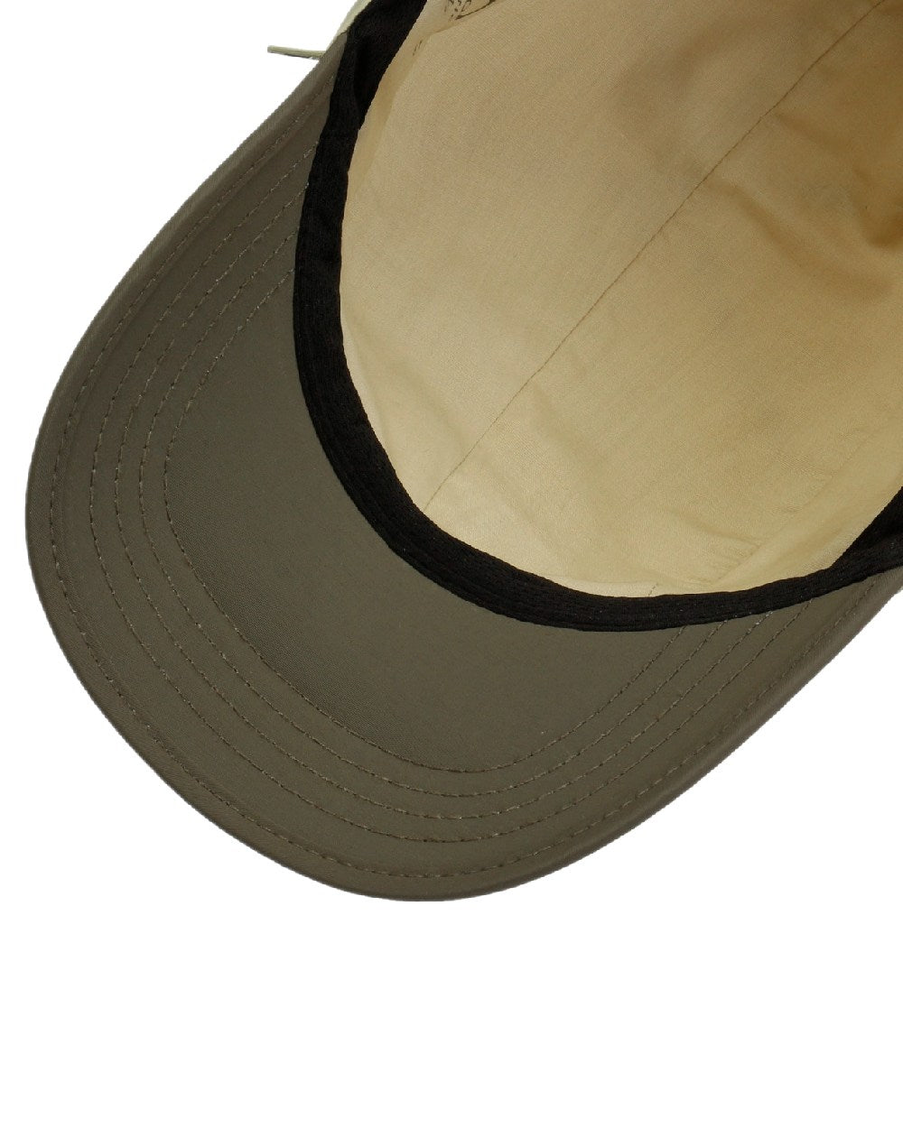 Beige Coloured Stetson Sanibel Outdoor Baseball Cap on white background 