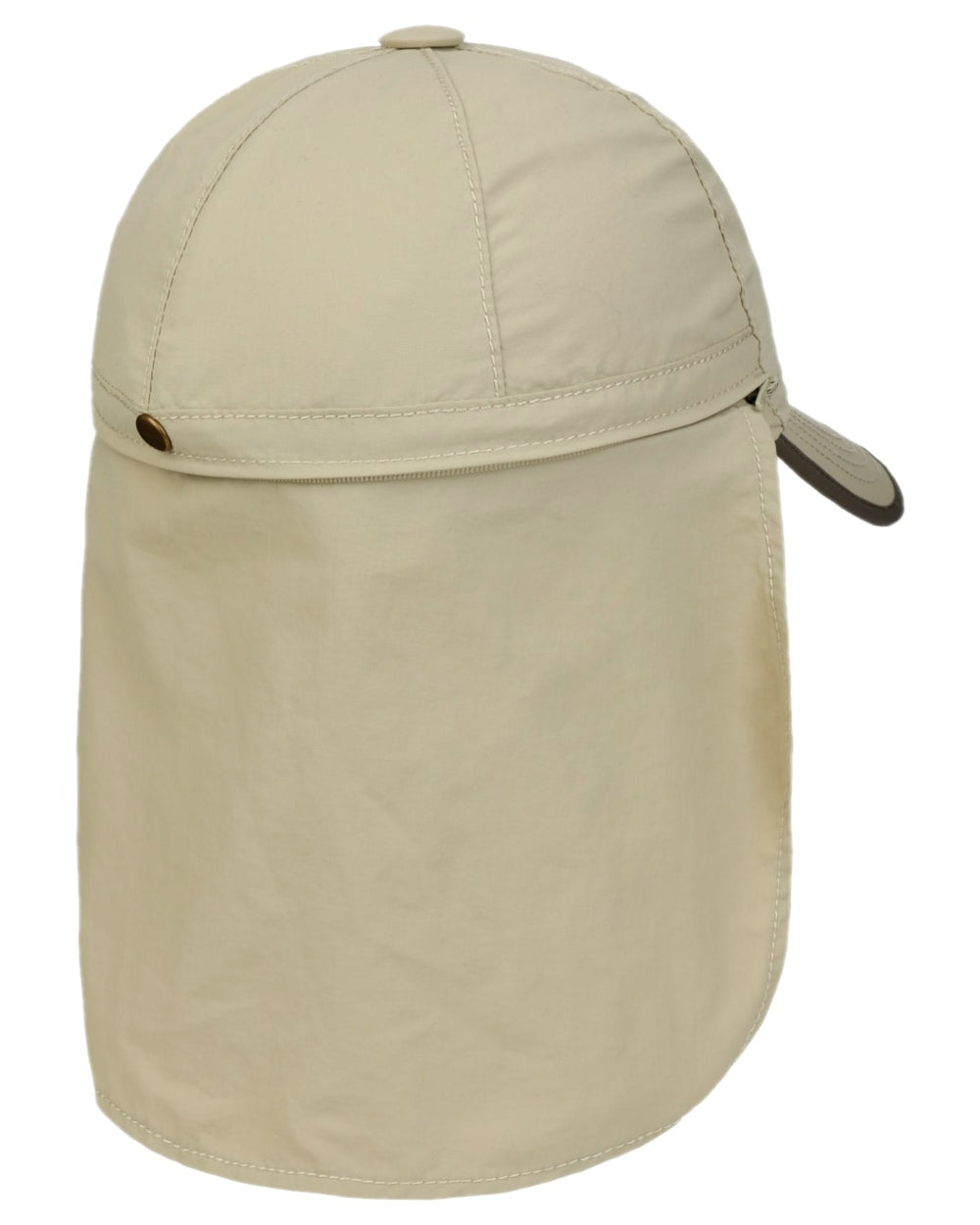 Beige Coloured Stetson Sanibel Outdoor Baseball Cap on white background 