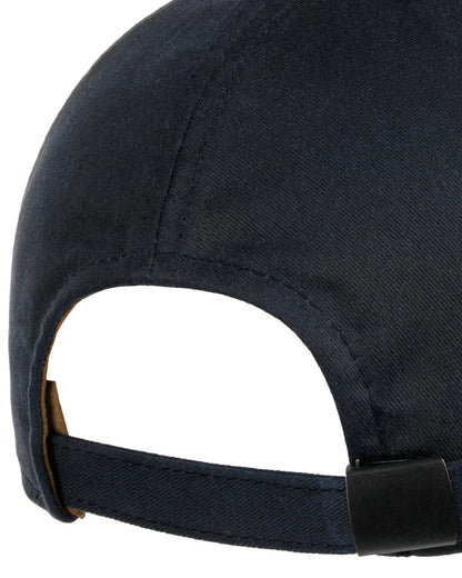 Black Ocean coloured Stetson Yankton Baseball Cap on white background 