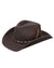 Stetson Hackberry Western Hat in Chocolate #colour_chocolate