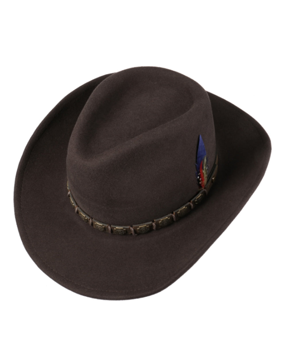 Stetson Hackberry Western Hat in Chocolate 