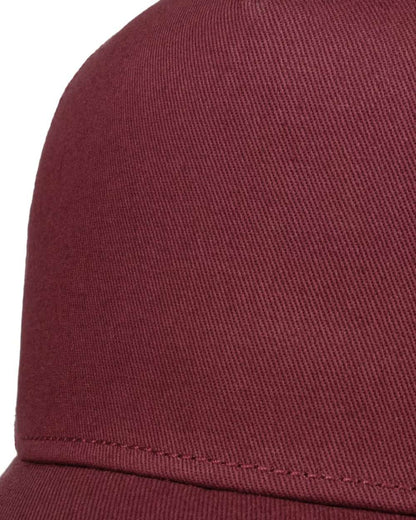 Red coloured Stetson Classic Cotton Trucker Cap on white background 