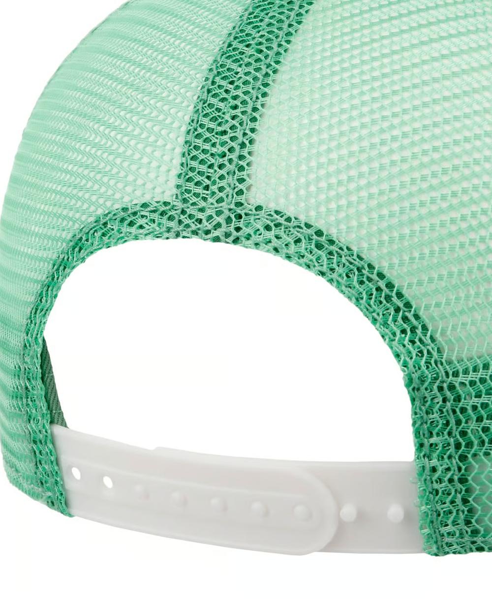 Mint Off White coloured Stetson Since 1865 Vintage Trucker Cap on white background 