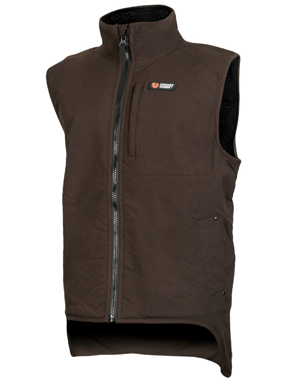 Burwood Coloured Stoney Creek Mens Boiler Vest On White Background 