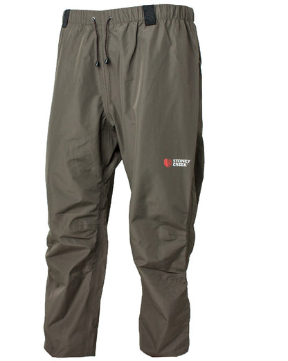 Gumleaf Coloured Stoney Creek Mens Dreambull Overtrousers on White Background 