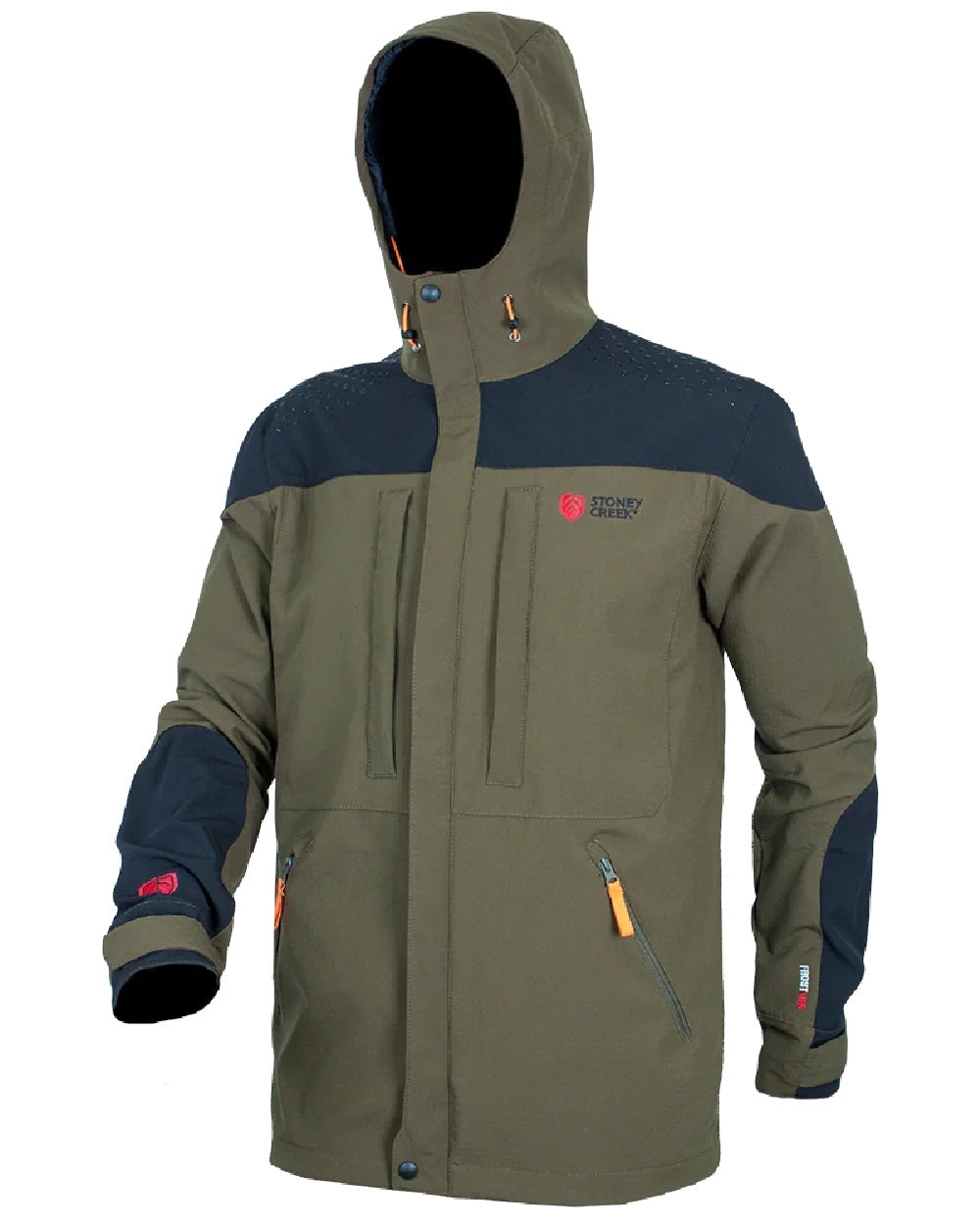 Bayleaf Coloured Stoney Creek mens Frostline Jacket On White Background 