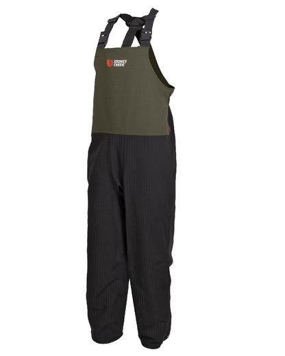 Bayleaf Black Coloured Stoney Creek Mens Tempest Bibs on White Background 