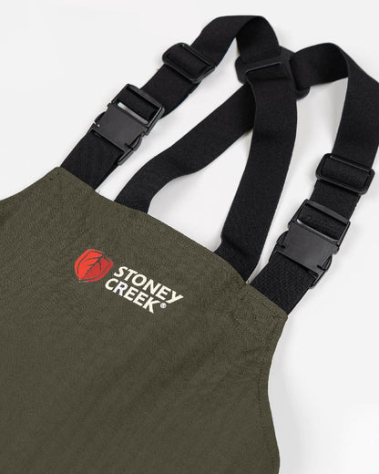 Bayleaf Black Coloured Stoney Creek Mens Tempest Bibs on White Background 