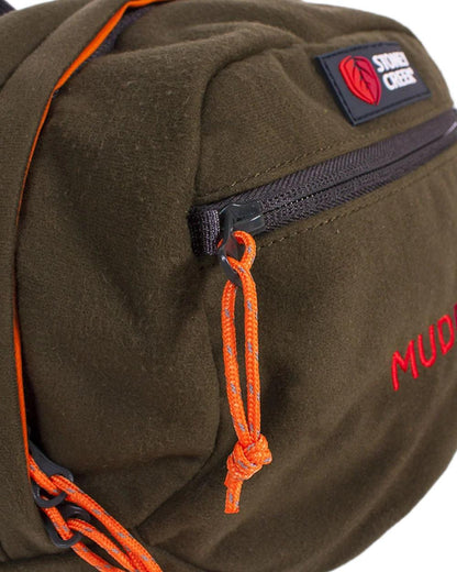 Bayleaf coloured Stoney Creek Mud Flap Bumbag on white background 