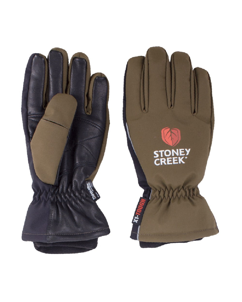 Tundra Coloured Stoney Creek Waterproof Gloves on White Background 