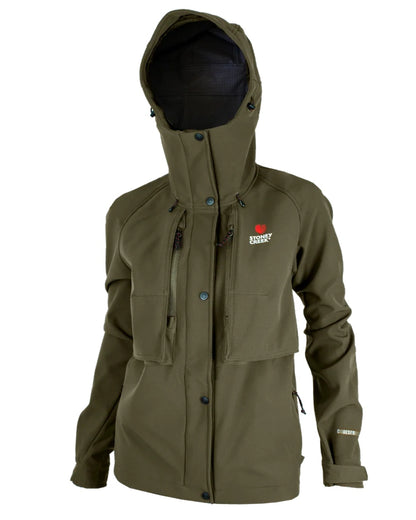 Bayleaf coloured Stoney Creek Womens Frostline Jacket on white background 