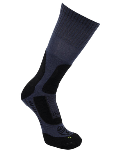 Charcoal Coloured Swanndri Herculan Technical Mid Socks on white background 