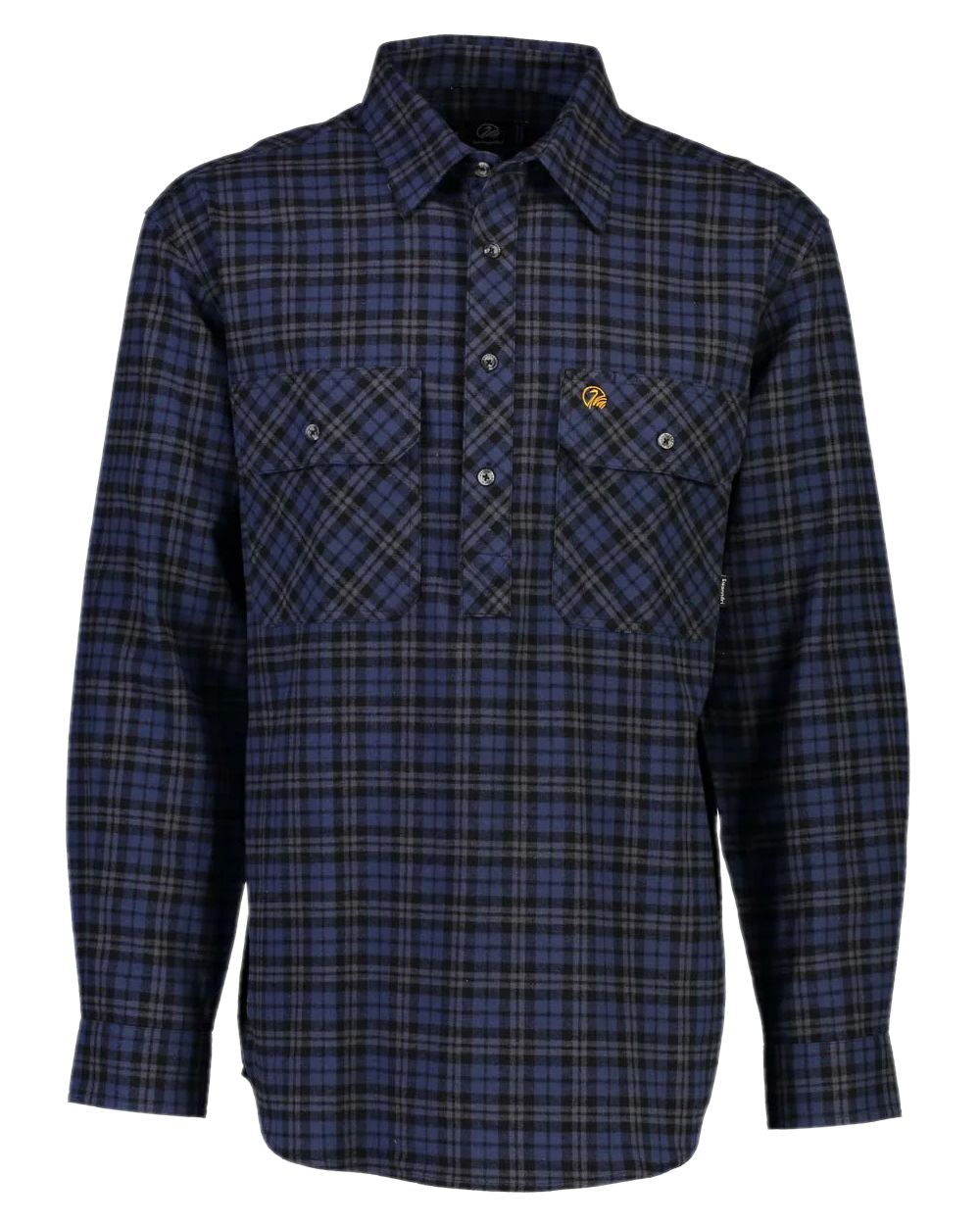 Swanndri Mens Barn Shirt - Blue / Small