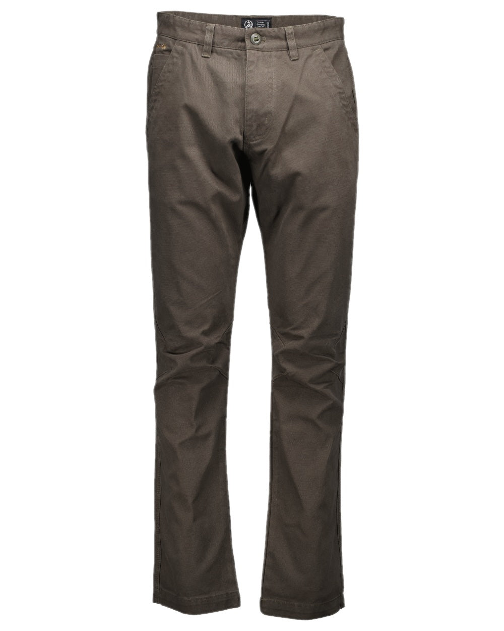 Charcoal Coloured Swanndri Mens Bedrock Canvas Work Pant on white  background 