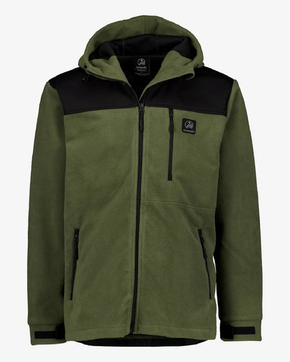 Forest Coloured Swanndri Mens High Rock Stormshield Jacket on White Background 