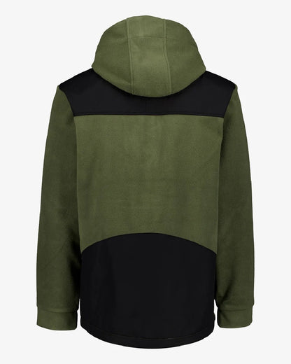Forest Coloured Swanndri Mens High Rock Stormshield Jacket on White Background 