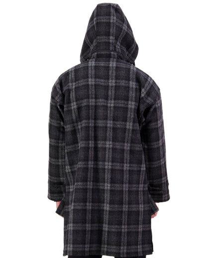 Edwards Check Coloured Swanndri Mens Mosgiel Wool Bushshirt with Zip-up Front on white background 
