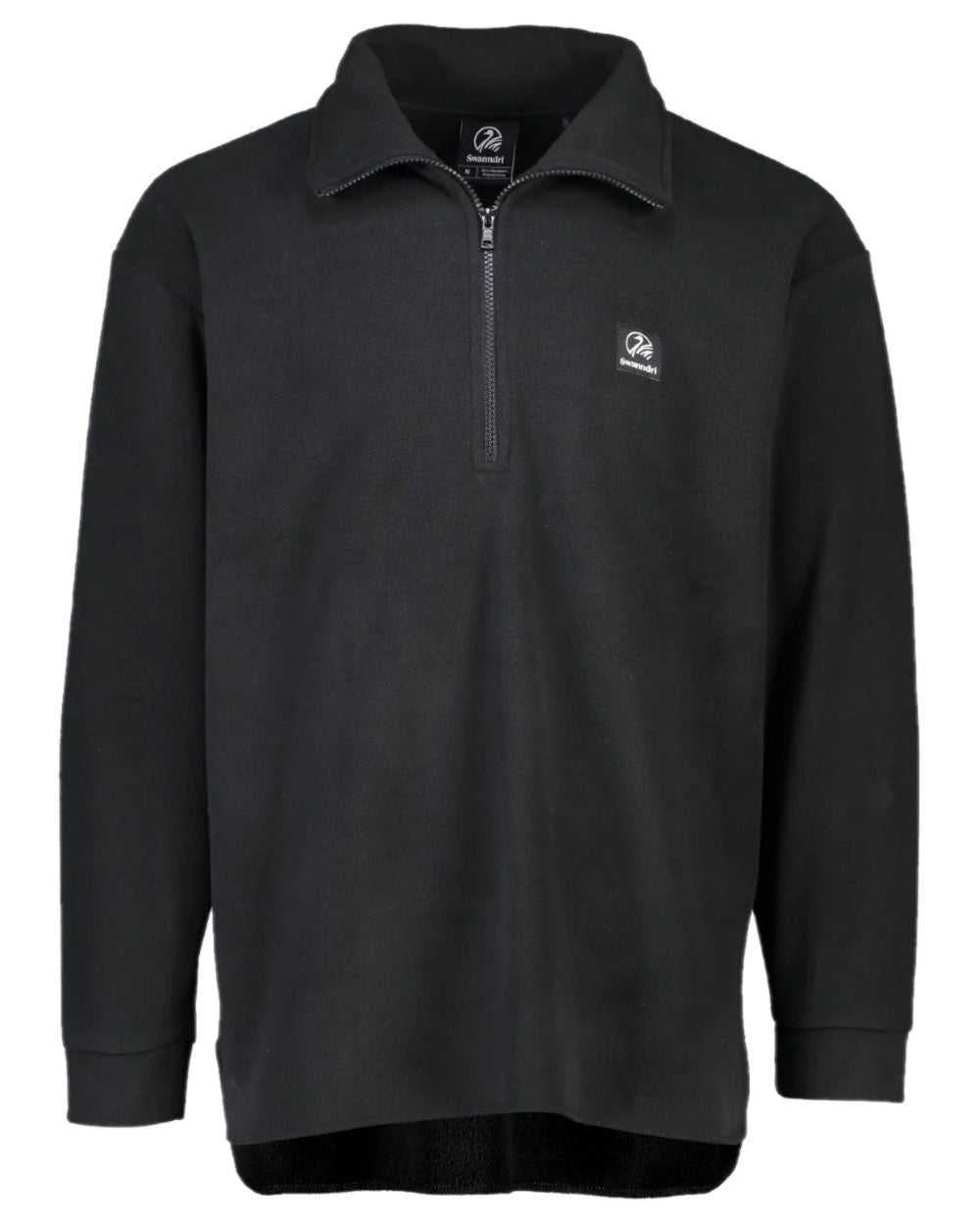 Swanndri Mens Motu Fleece Pullover - Black / Small